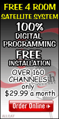 Free installation, no equipment to buy, $29.99 satellite system!