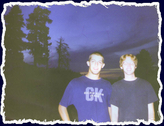 Matt and Chris Gabrielsen the day I first met Matt