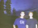 Chris and Matt the day I met Matt campin' in the ponderosa pine forest in Flagstaff, Arizona - August 2000