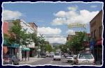 A shot of downtown Flagstaff on a summer afternoon - Looking North