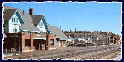 Flagstaff Train station at route 66 between San Francisco St. and Beaver St.