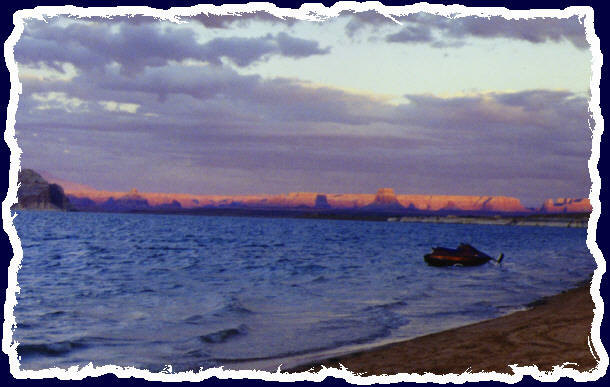 A vacation with friends at Lake Powell in Fall of 2000