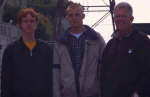 Chris, Matt and their dad in San Francisco - Summer 2000