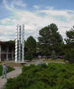 The "Fries" at Northern Arizona University's South campus; They're actually used to muffle the sound from the underground shooting gallery - Summer 2000