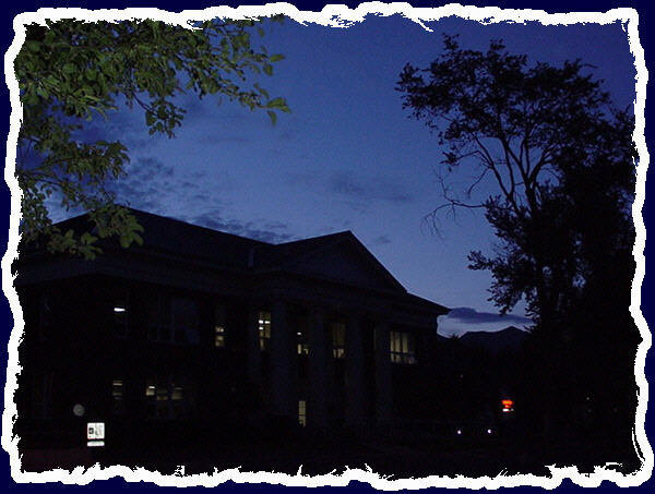 NAU pillars at sunset