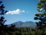A medium difficult online puzzle titled "San Francisco Peaks"