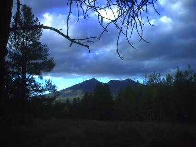 This image is what the puzzle should look like when you're finished - "San Francisco Peaks 10-10-05"