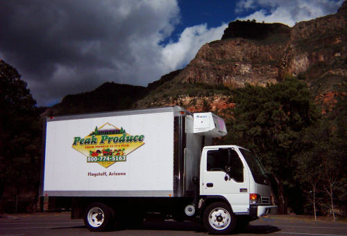 The picture used for the Peak Produce 2004 calendar