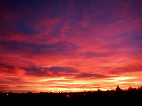 A killer sunrise in Flagstaff, AZ
