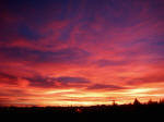 An unbelievable sunrise (10-28-03) in Flagstaff, AZ