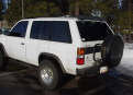 The rear view of the truck - 1991 Nissan Pathfinder SE 4X4 