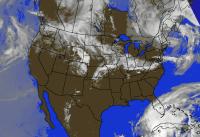Current infra red satellite loop of the contental United States
